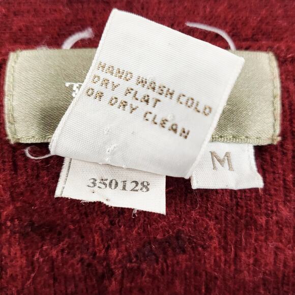 Vintage The Territory Ahead Lambswool Angora Cashmere Blend Sweater Women’s Sz M - Picture 5 of 6